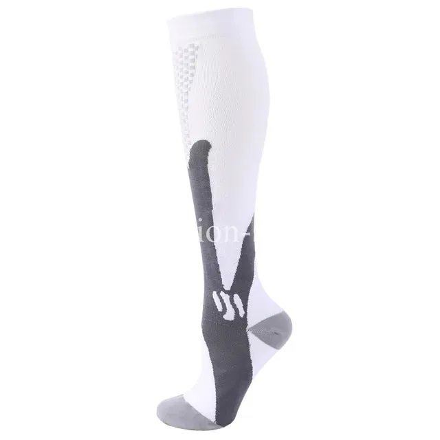 Premium Compression Socks for Men & Women – Sports, Nursing, Varicose Veins & Pregnancy Relief, Athletic & Soccer Stockings for Swollen Legs & Circulation Support