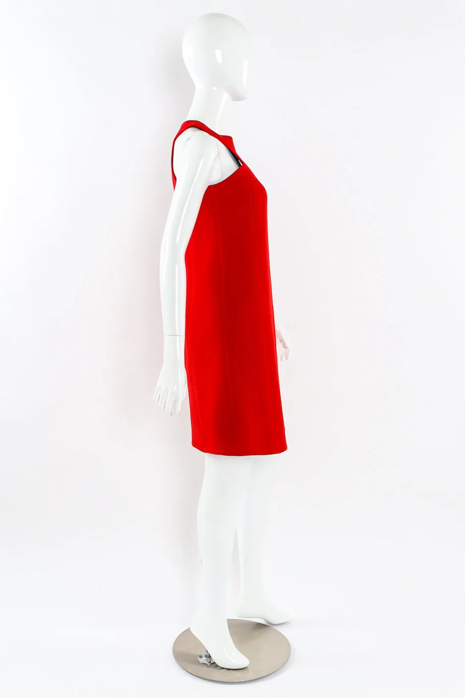 Racer Front Mod Wool Dress