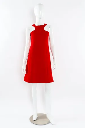 Racer Front Mod Wool Dress