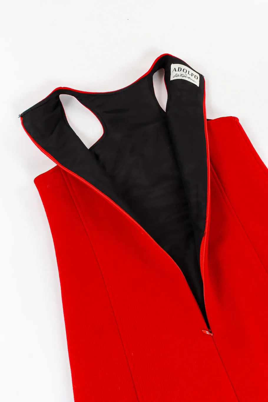 Racer Front Mod Wool Dress