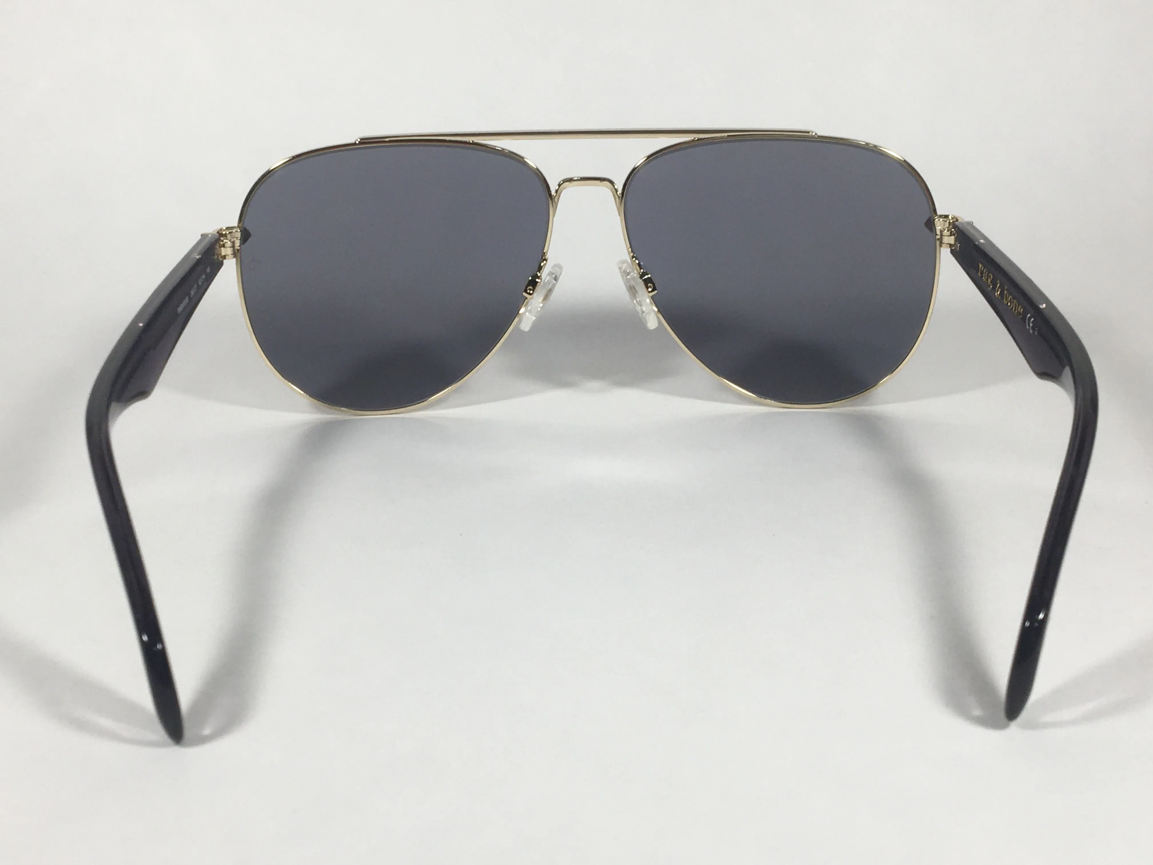 RAG & BONE Aviator Sunglasses Gold Semi Flash Mirror Lens RNB5003/S J5GCT