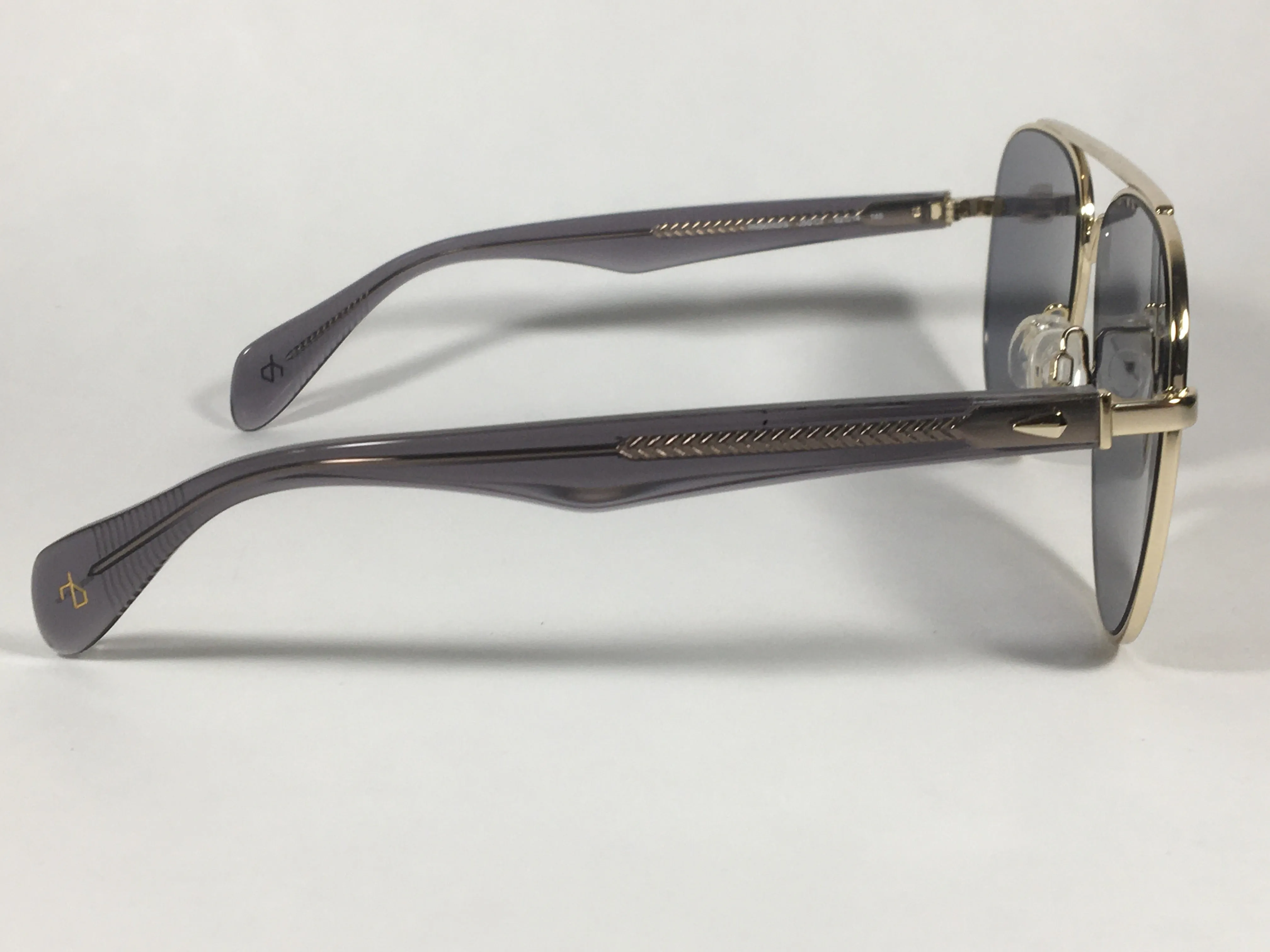 RAG & BONE Aviator Sunglasses Gold Semi Flash Mirror Lens RNB5003/S J5GCT