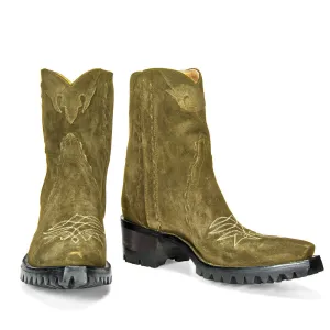 Raindance Ankle Zipper with Vibram and Stitching - Olive
