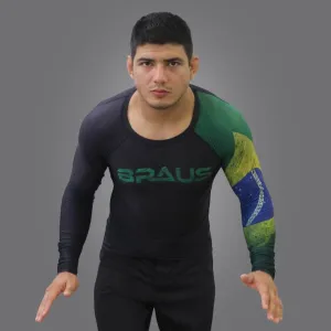 RASH GUARD  BRAZIL LONG SLEEVE BRAUS