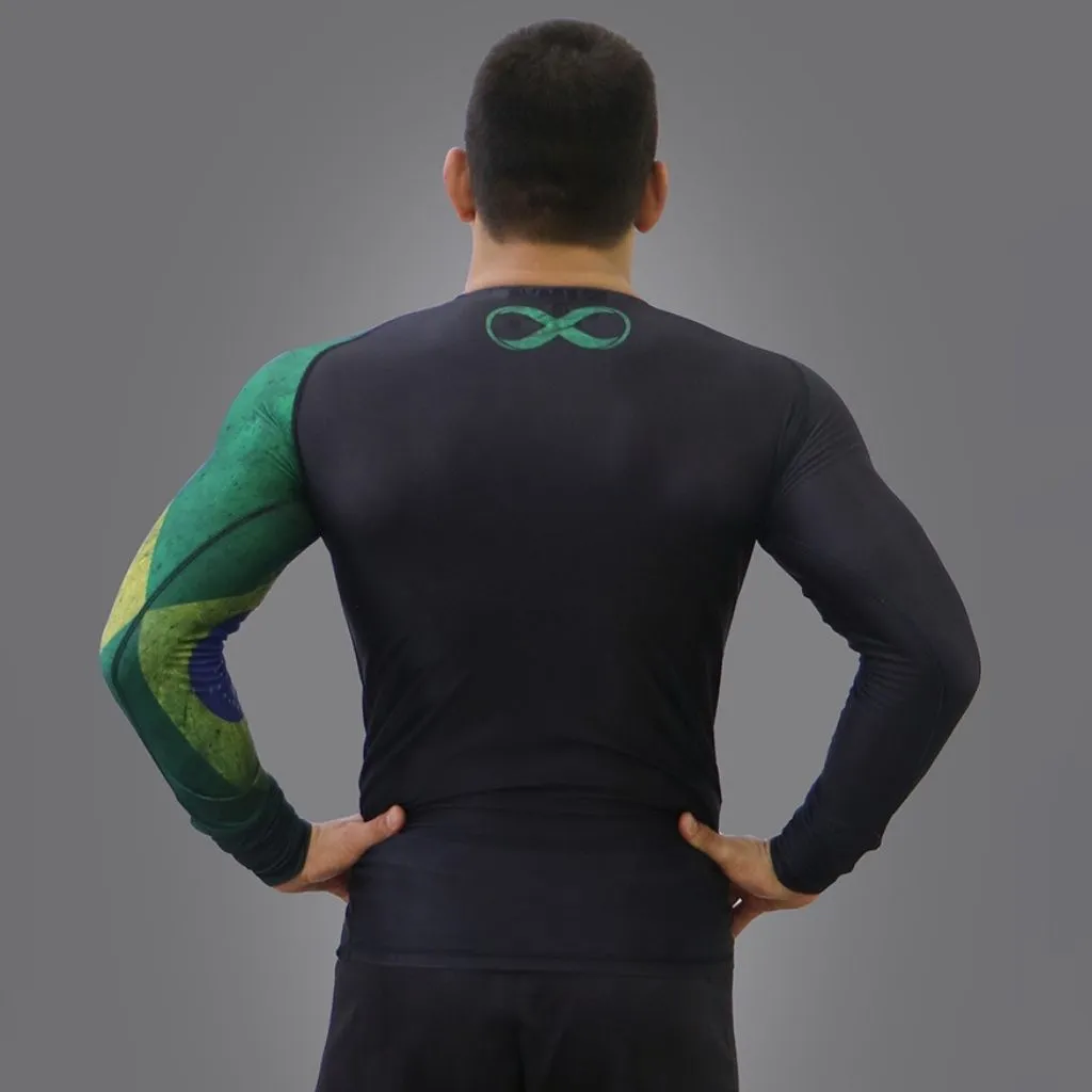RASH GUARD  BRAZIL LONG SLEEVE BRAUS