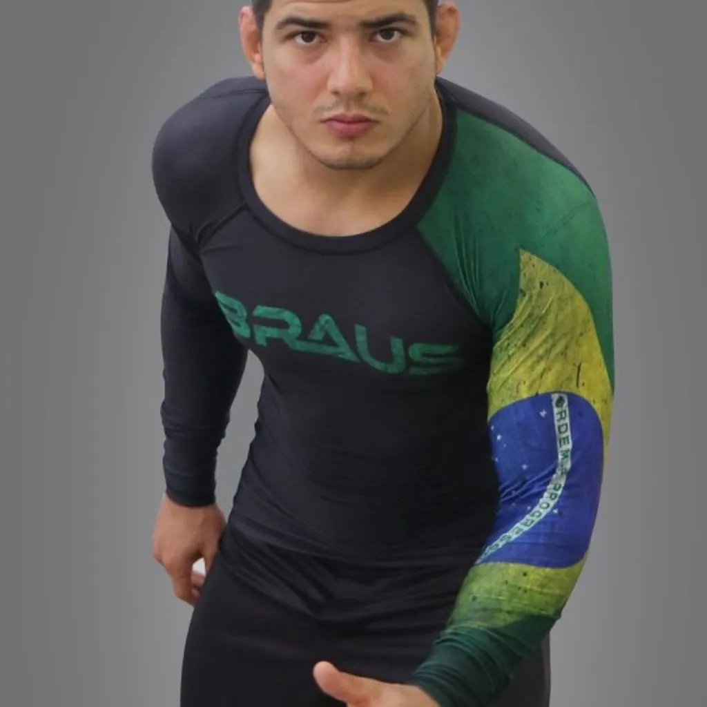 RASH GUARD  BRAZIL LONG SLEEVE BRAUS