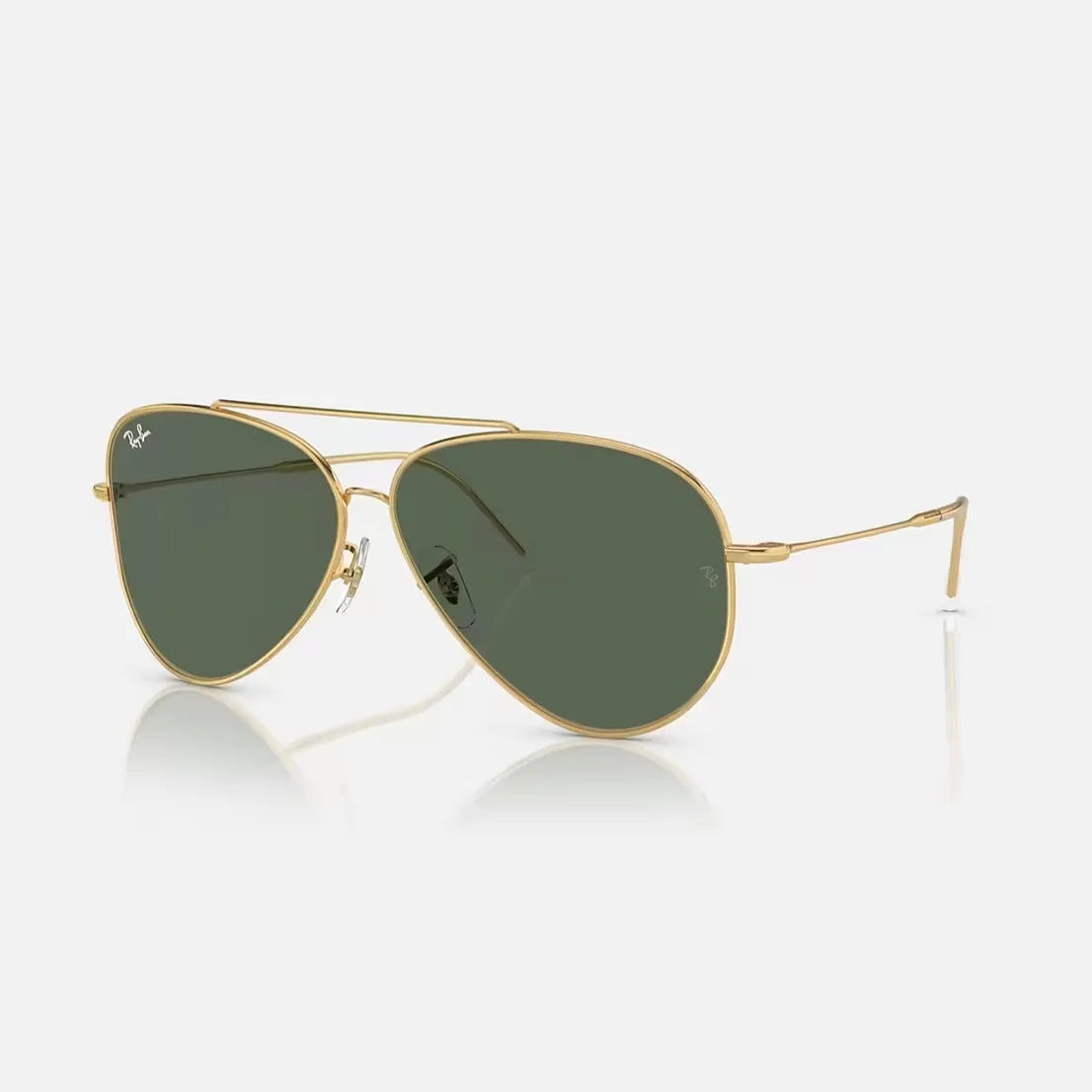 Ray Ban Aviator Reverse-gold/green