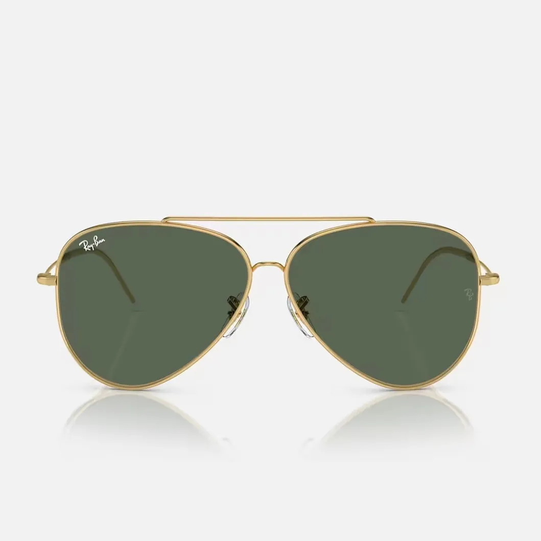 Ray Ban Aviator Reverse-gold/green
