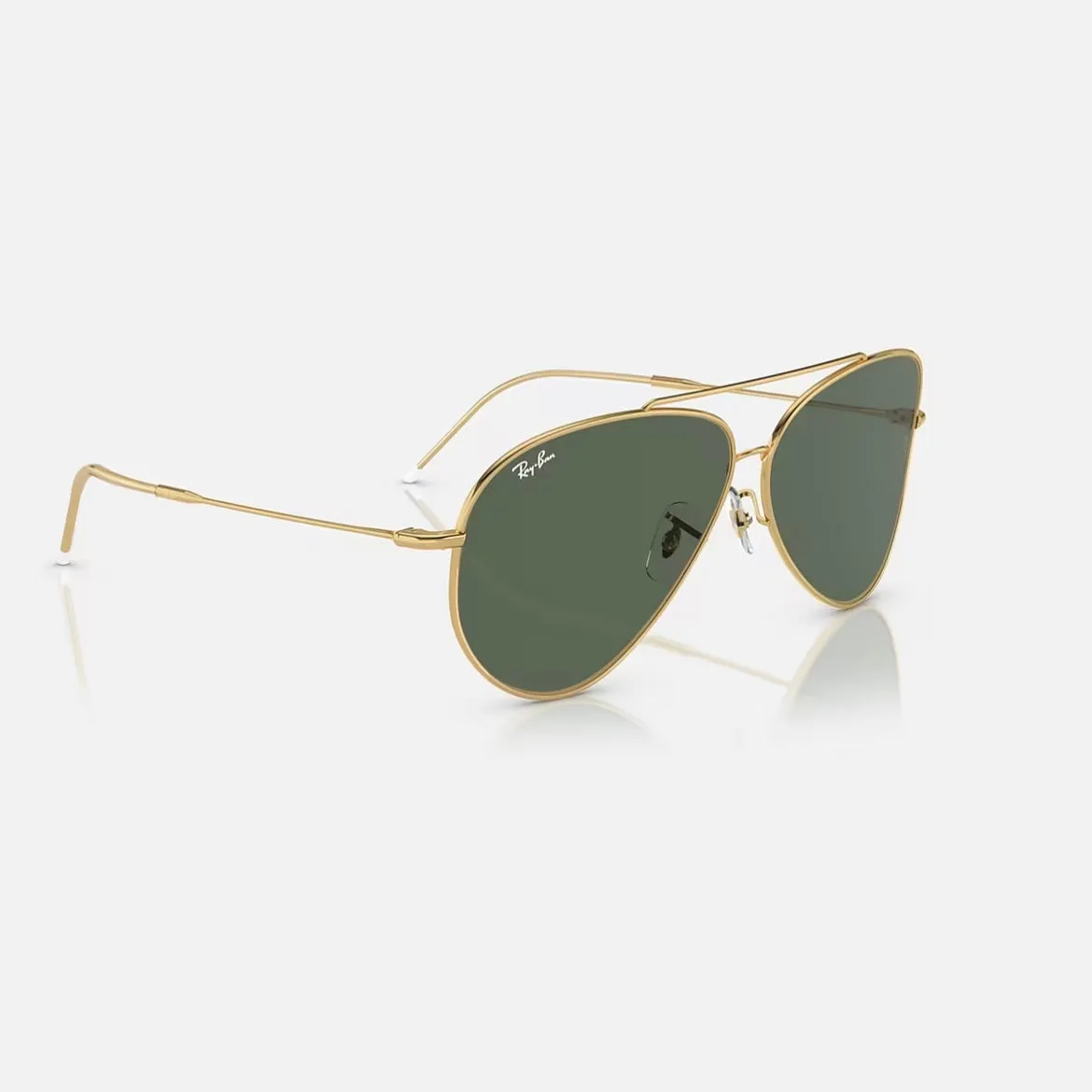 Ray Ban Aviator Reverse-gold/green