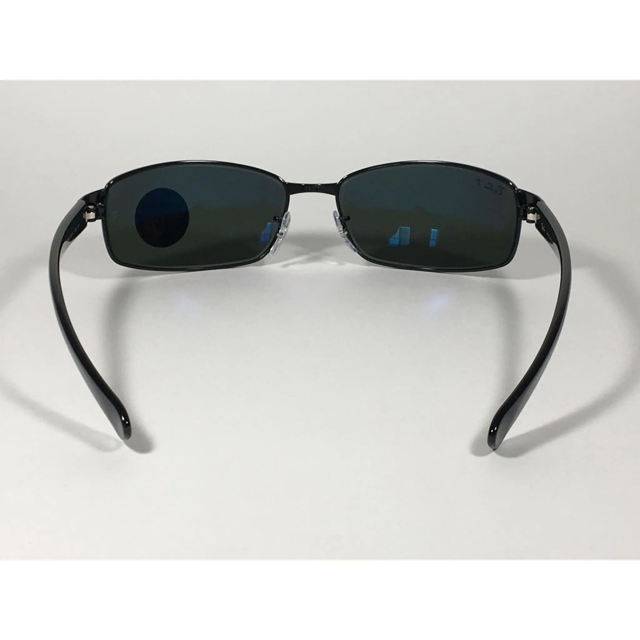 Ray-Ban Polarized Active Sunglasses RB3364 002/58 Rectangle Black Gloss Green Lens