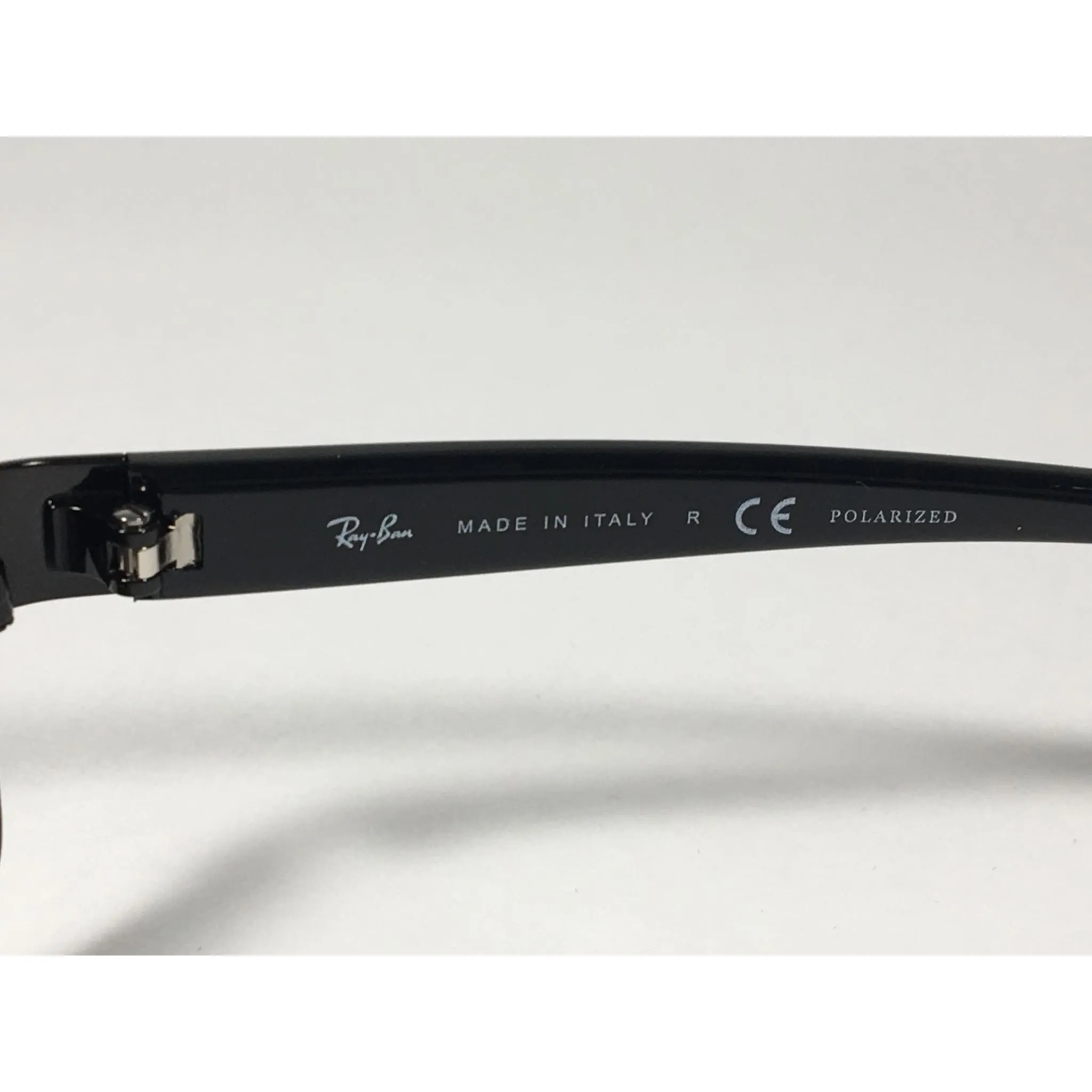 Ray-Ban Polarized Active Sunglasses RB3364 002/58 Rectangle Black Gloss Green Lens