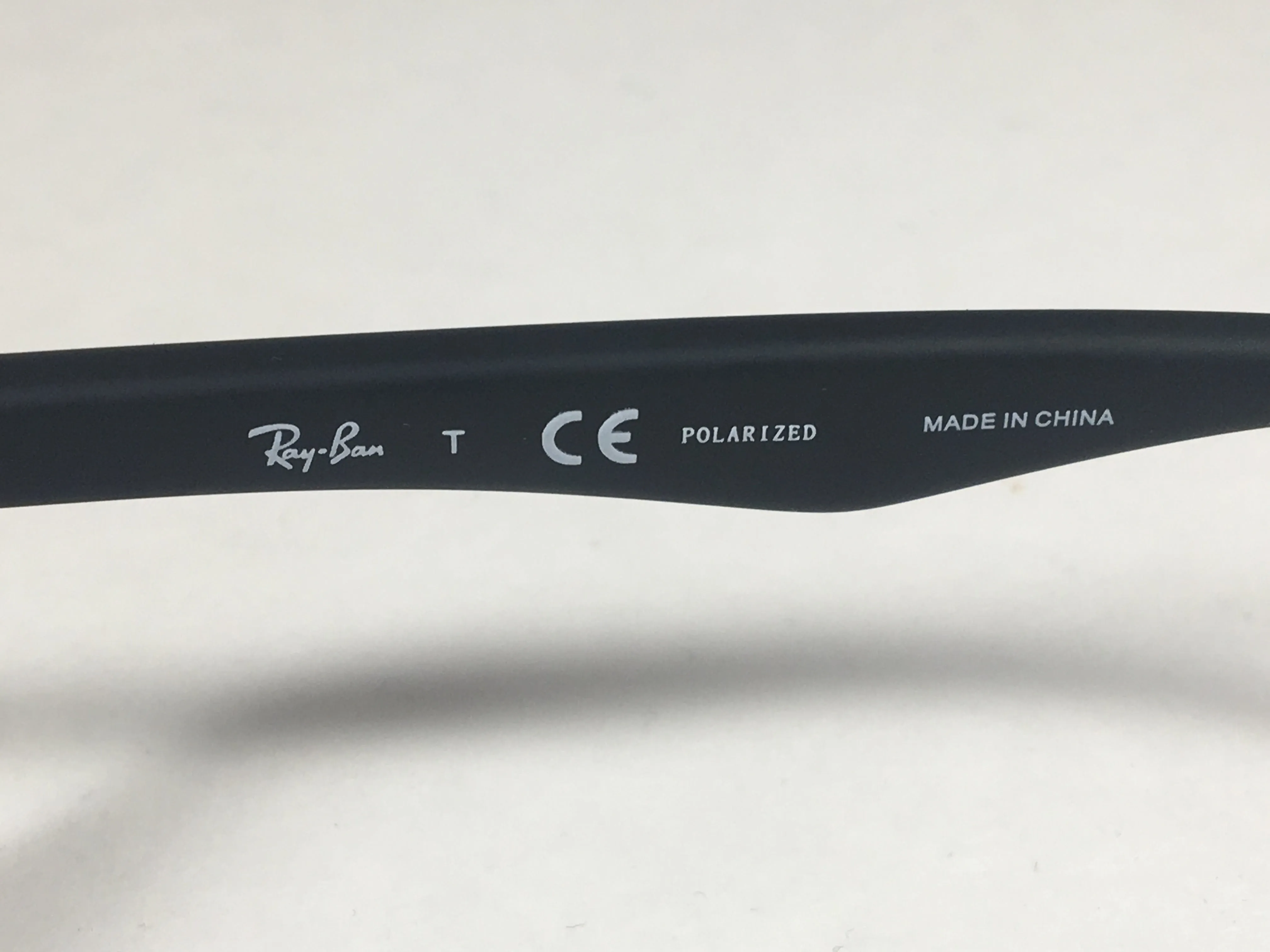Ray-Ban Polarized Rectangle Sunglasses Gunmetal Matte Black Frame Gray Green Lens RB3478 004/58