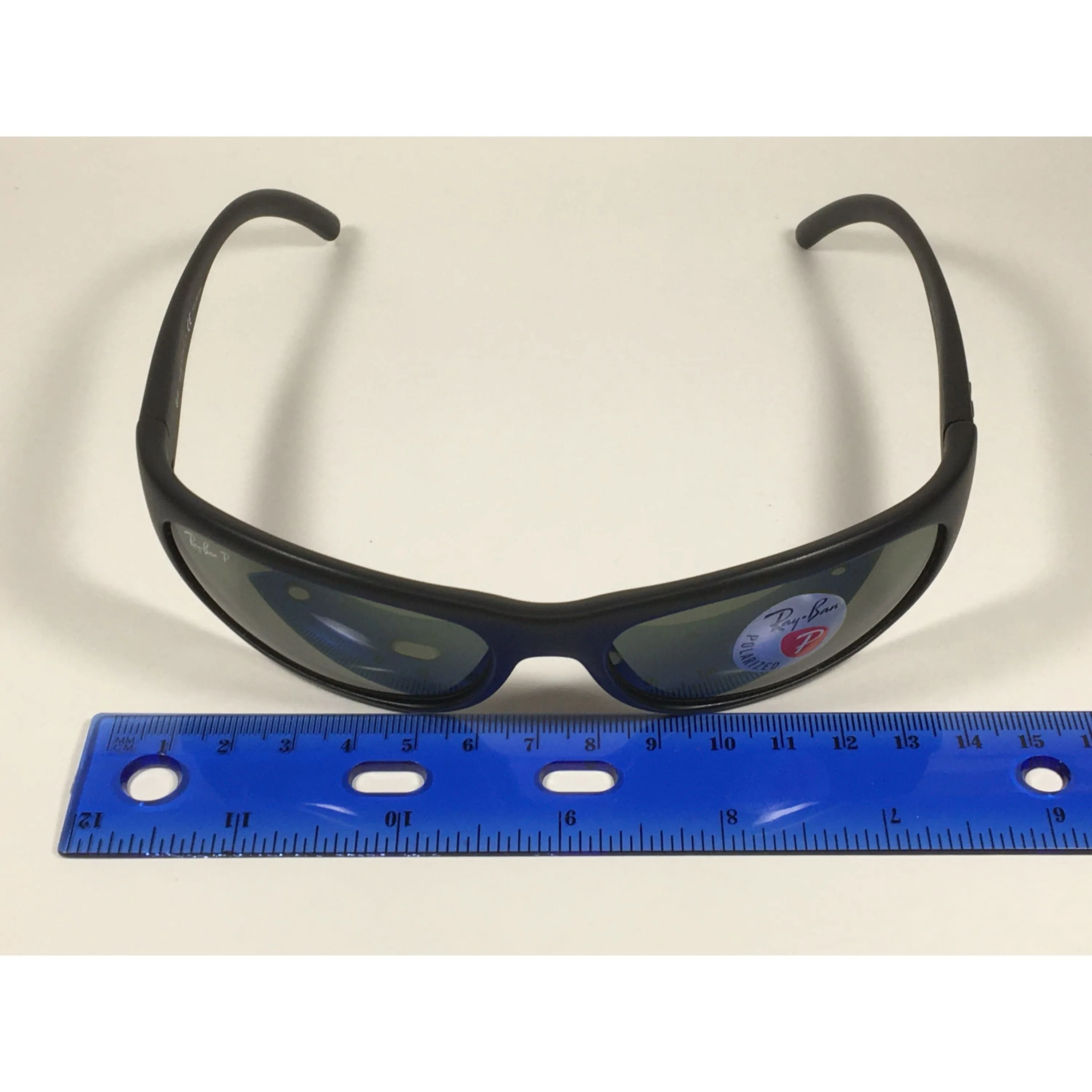 Ray-Ban Predator Polarized Sunglasses Matte Black Green Lens RB4033 601-S/48