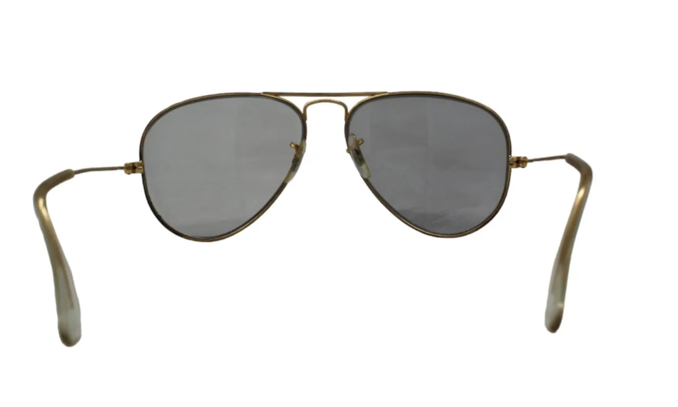 Ray-Ban "Fantasee" Photochromic Aviator Sunglasses, Indigo Frame with Gold Hardware, c. 80's