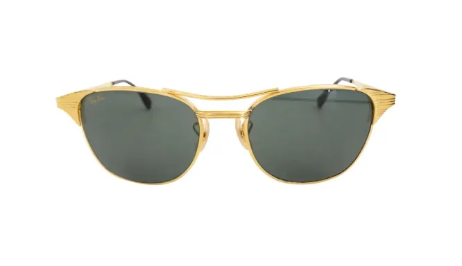 Ray Ban Signet Gold Frame Sunglasses