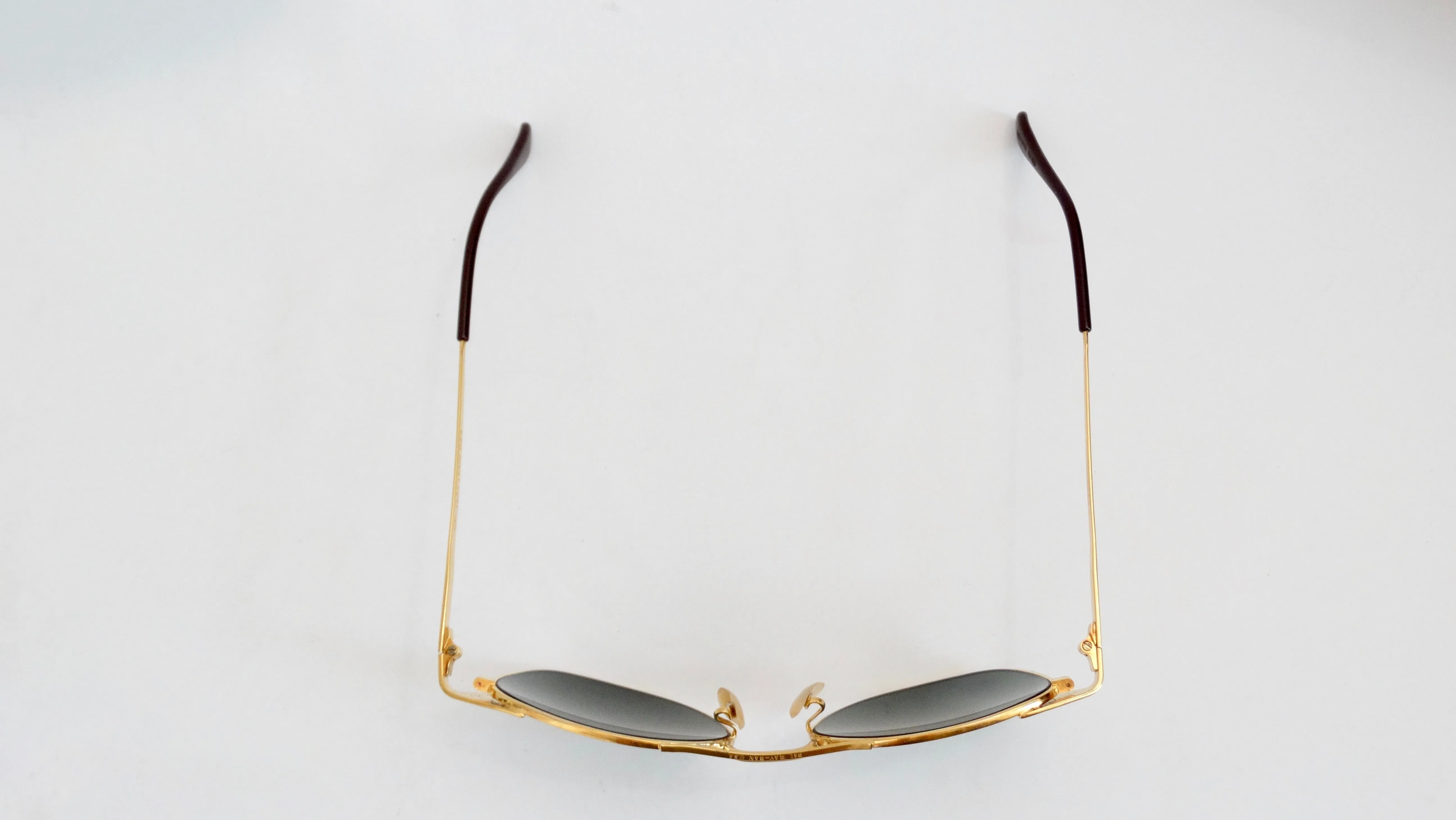 Ray Ban Signet Gold Frame Sunglasses