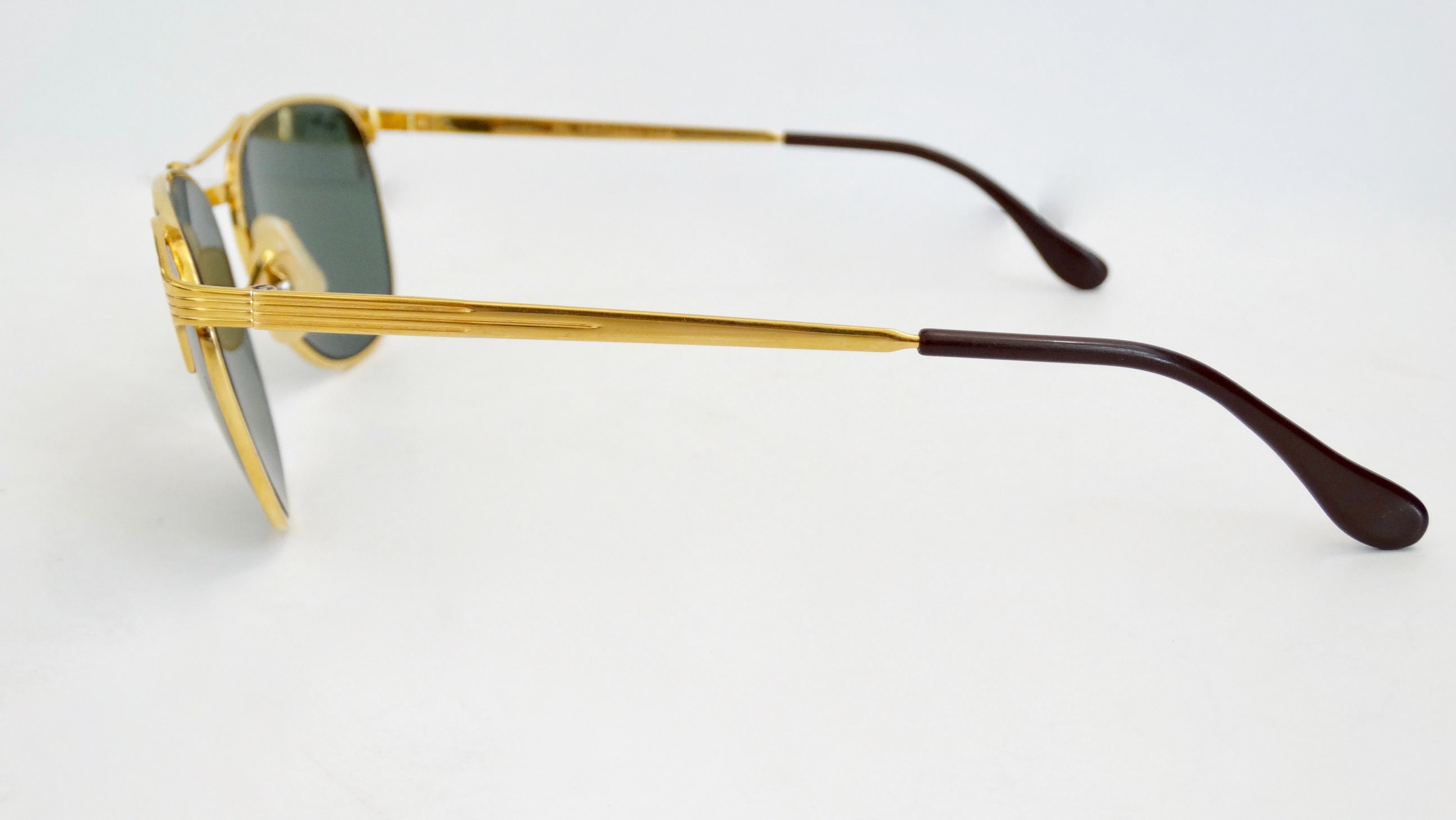 Ray Ban Signet Gold Frame Sunglasses
