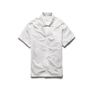 Reigning Champ Men Athletic Mesh Shootaround Shirt Ivory RC-8001-IVO