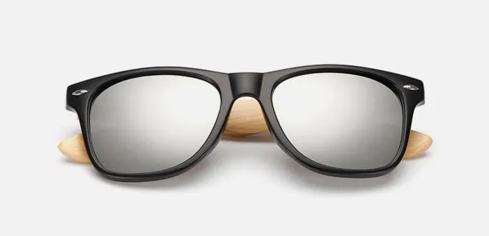 Retro Bamboo Wood Sunglasses Men Women Brand Sport Goggles Gold Mirror Sun Glasses Shades lunette oculo
