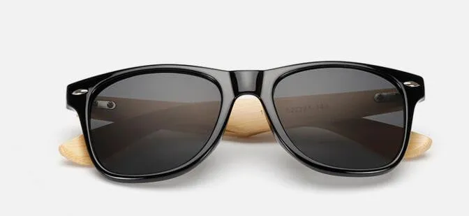 Retro Bamboo Wood Sunglasses Men Women Brand Sport Goggles Gold Mirror Sun Glasses Shades lunette oculo
