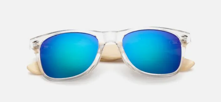 Retro Bamboo Wood Sunglasses Men Women Brand Sport Goggles Gold Mirror Sun Glasses Shades lunette oculo