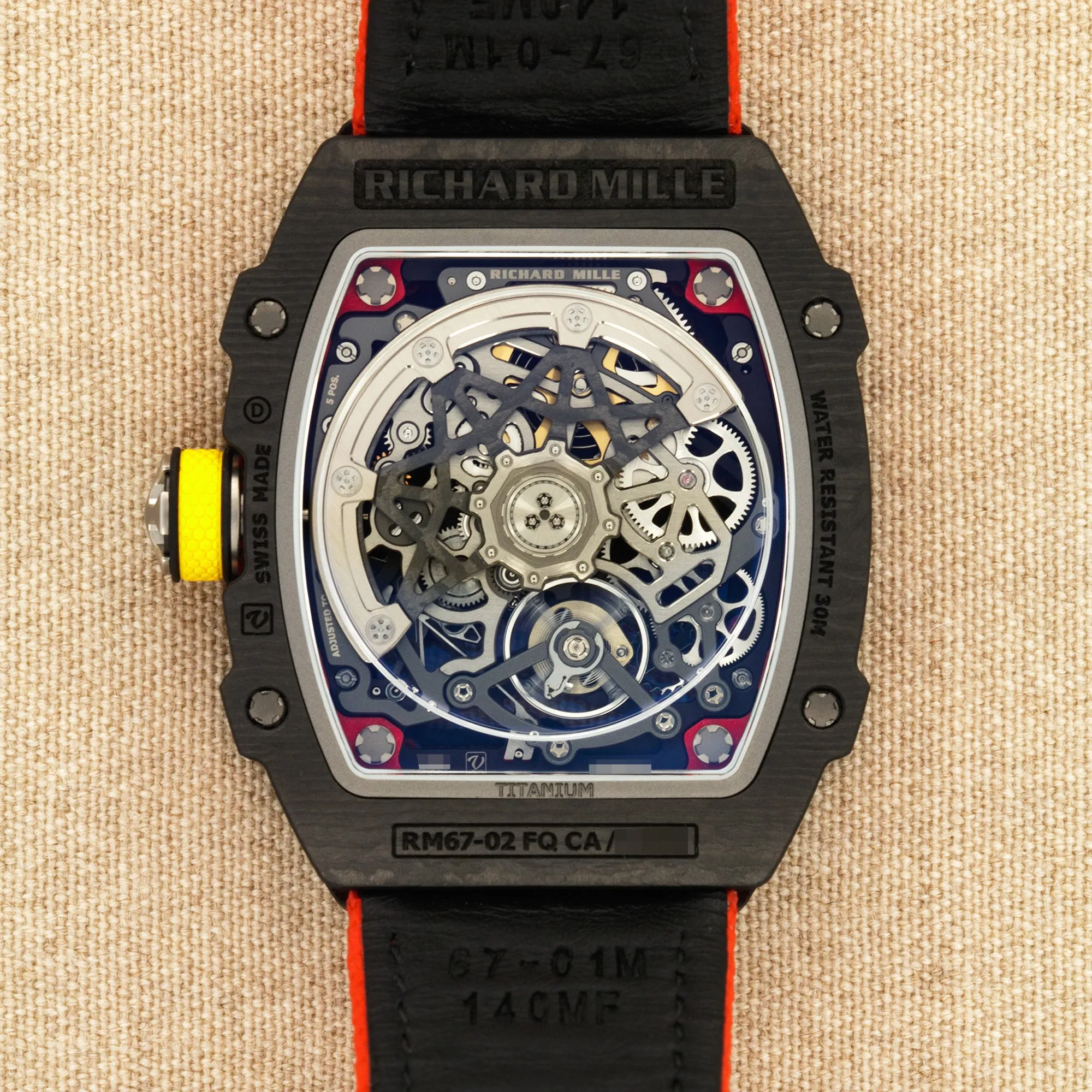Richard Mille Automatic Winding Extra Flat RM67-02 Alexander Zverev Edition
