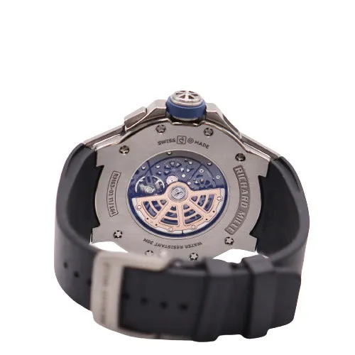 Richard Mille Men's World Timer Titanium 47mm Skeleton Dial Watch Reference #: RM63-02