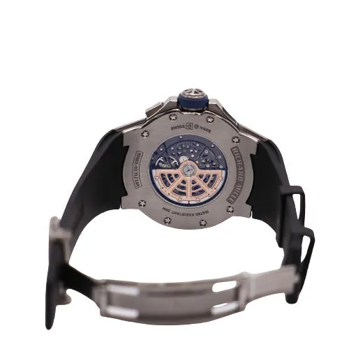 Richard Mille Men's World Timer Titanium 47mm Skeleton Dial Watch Reference #: RM63-02