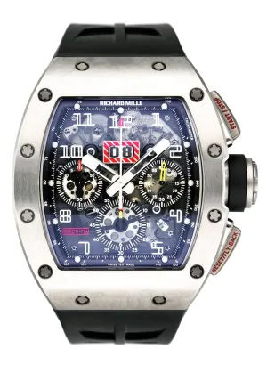 Richard Mille RM 011 Filipe Massa Titanium Mens Watch Box Papers