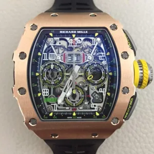 RICHARD MILLE RM11-03 ROSE GOLD & TITANIUM CHRONOGRAPH NEW BOX & PAPERS