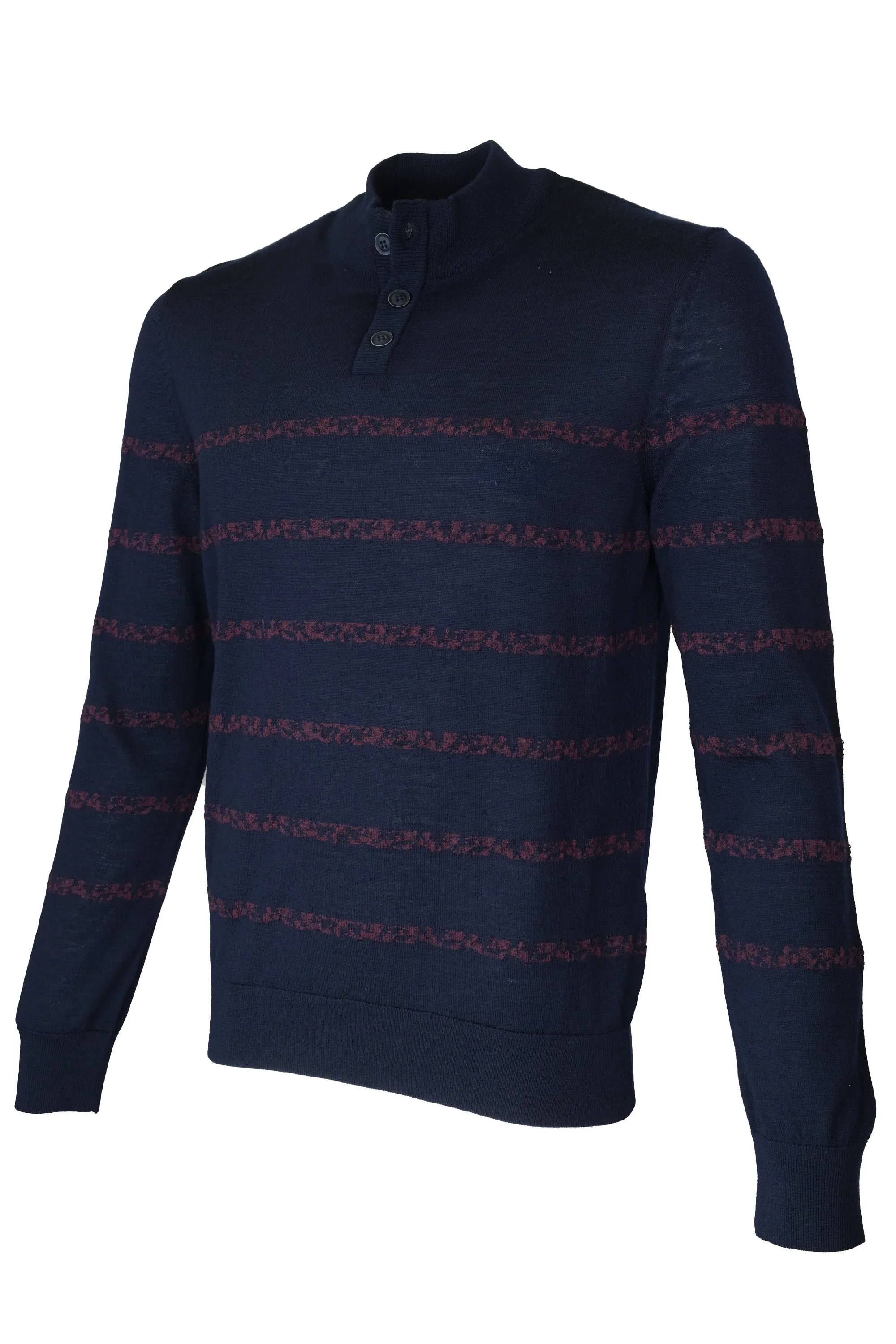 Robert Barakett East-Arm Wool Sweater Navy