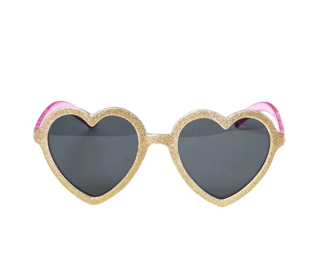 Rockahula Glitter Heart Sunglasses