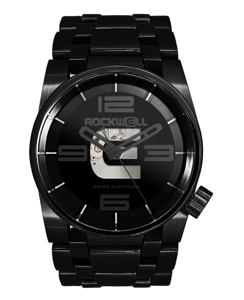 ROCKWELL THE 50mm AUTOMATIC WATCH PHANTOM BLACK