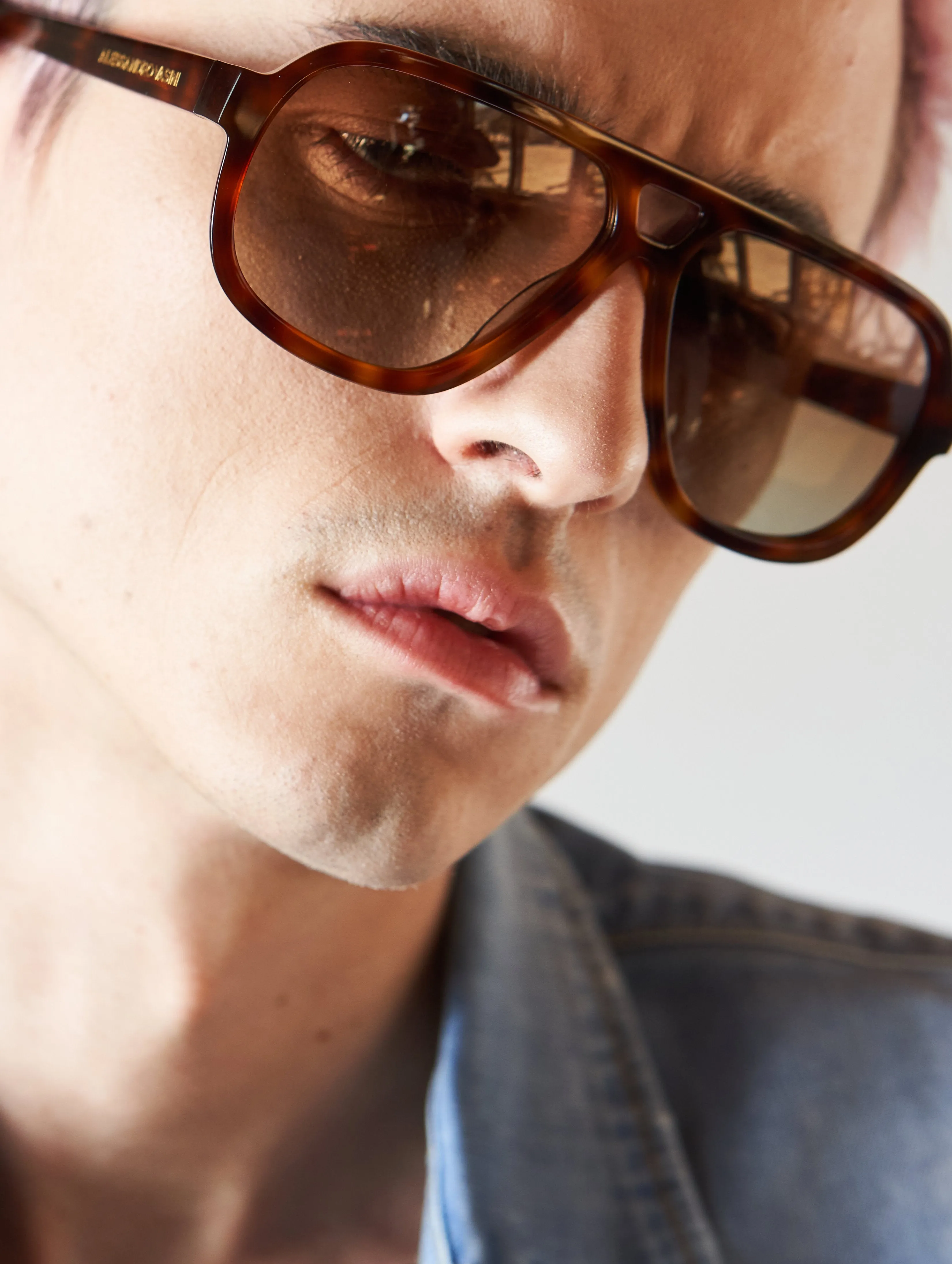 ROGER NAVIGATOR SUNGLASSES IN HAVANA-BROWN