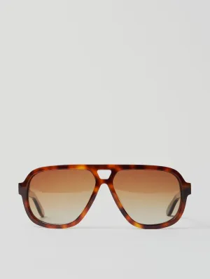 ROGER NAVIGATOR SUNGLASSES IN HAVANA-BROWN