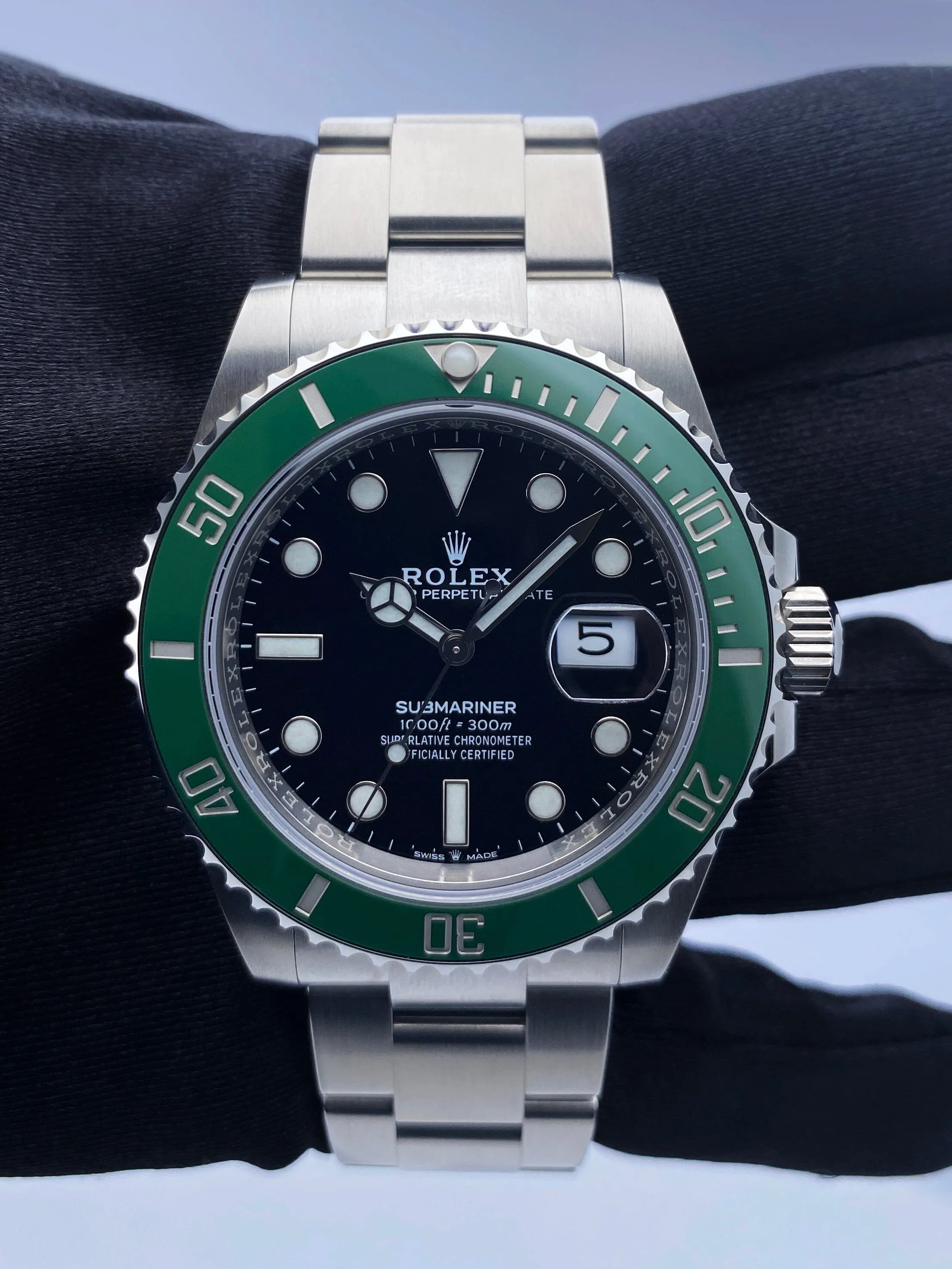 Rolex 126610LV Submariner Starbucks Mens Watch Box Papers