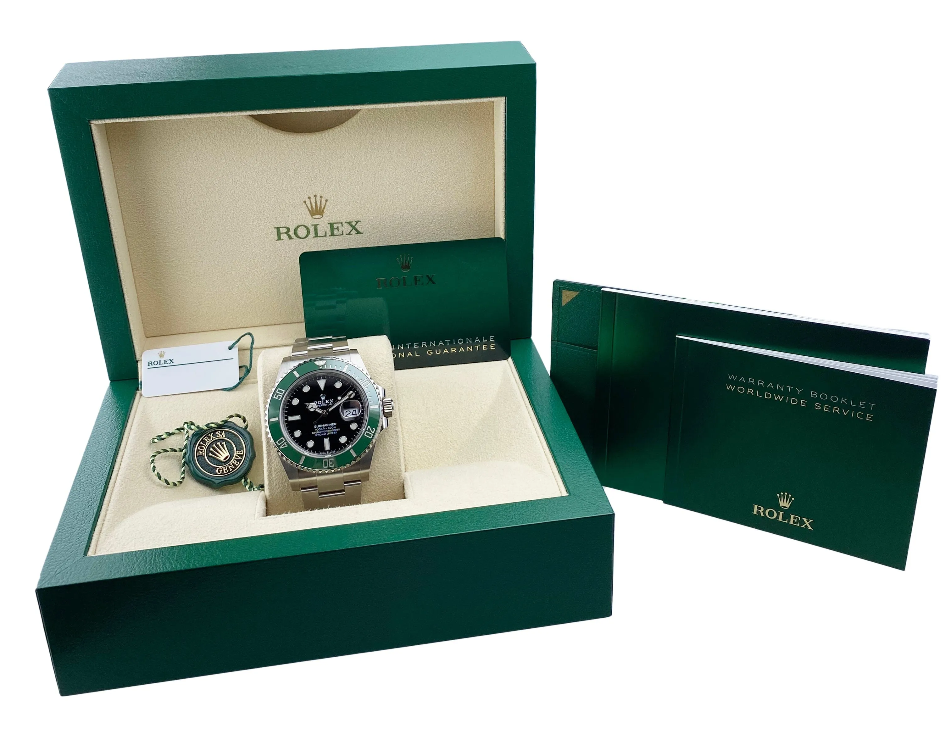 Rolex 126610LV Submariner Starbucks Mens Watch Box Papers