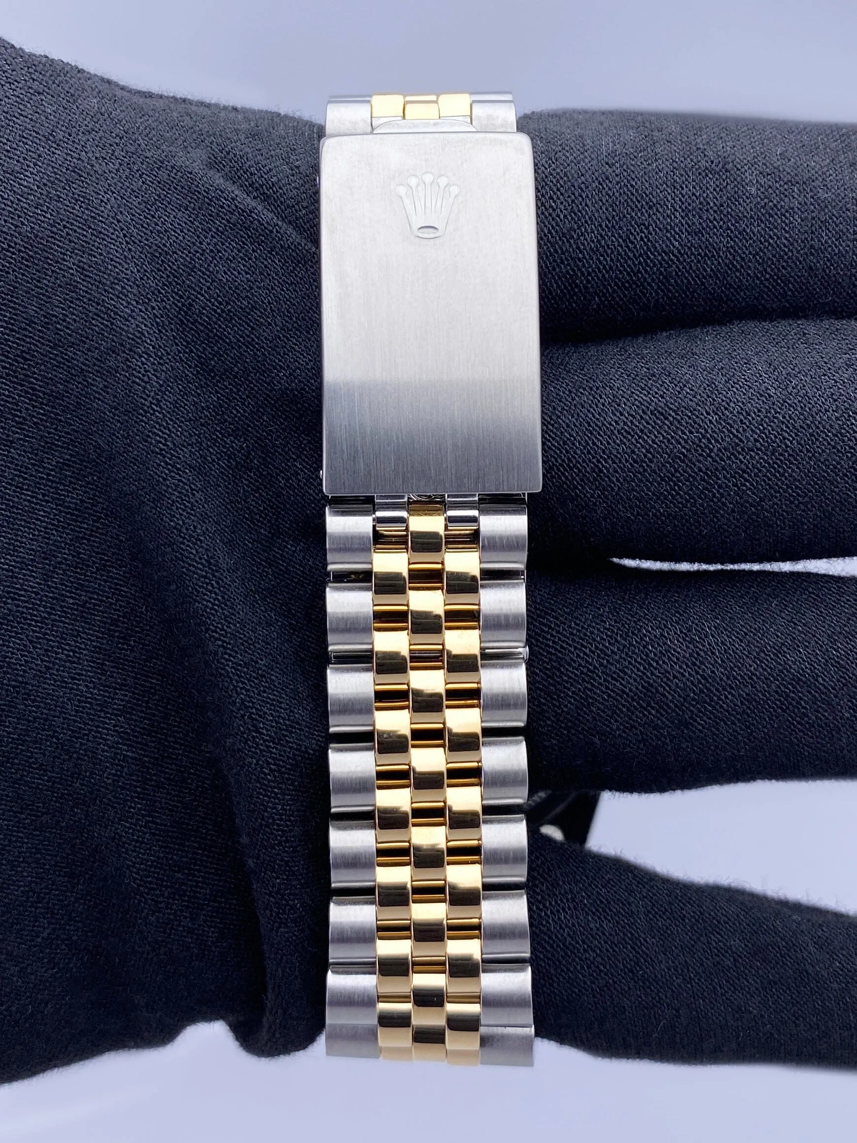 Rolex Datejust 16233 Diamond Champagne Dial Mens Watch Box Papers