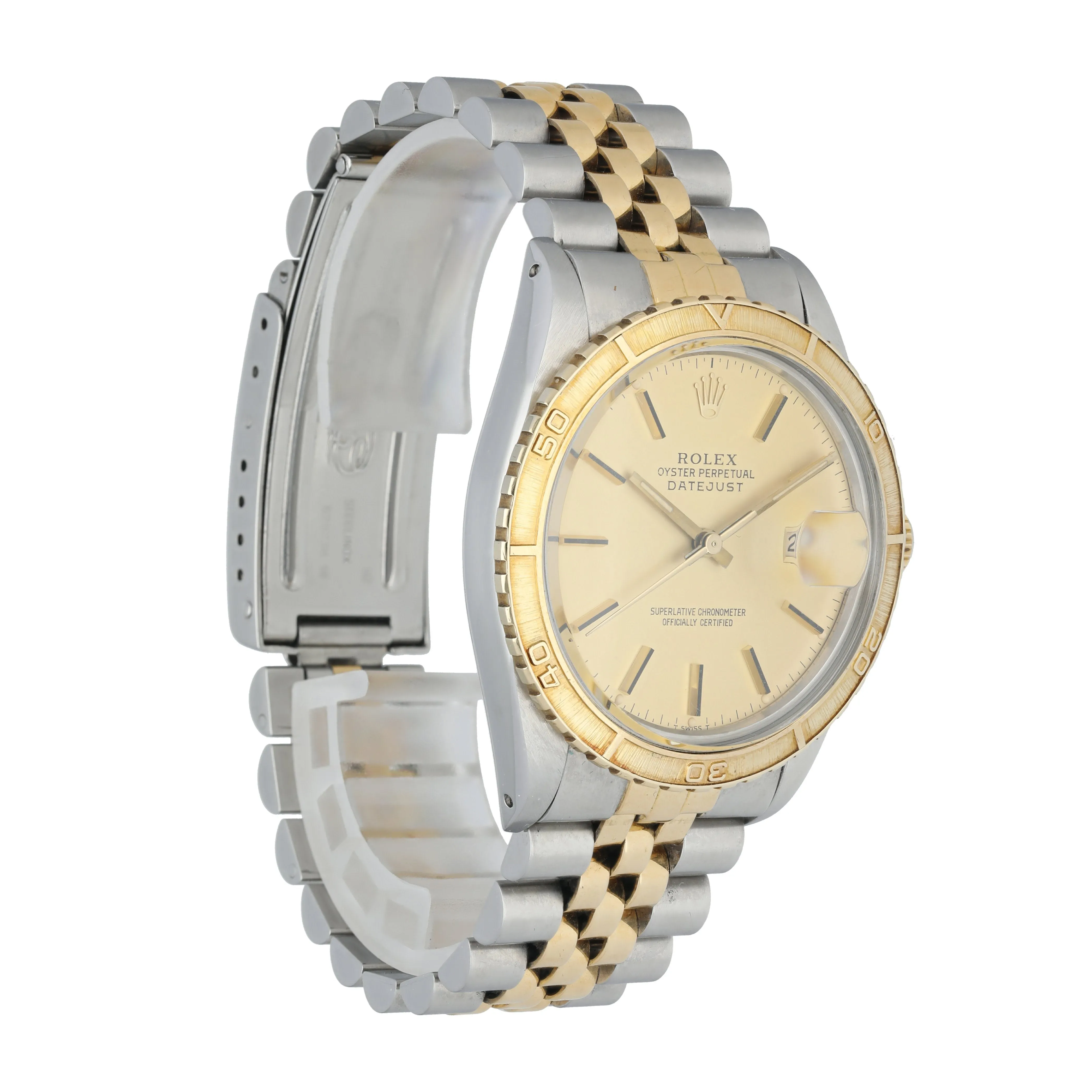 Rolex datejust 16253 Turn-O-Graph Mens Watch Box Papers