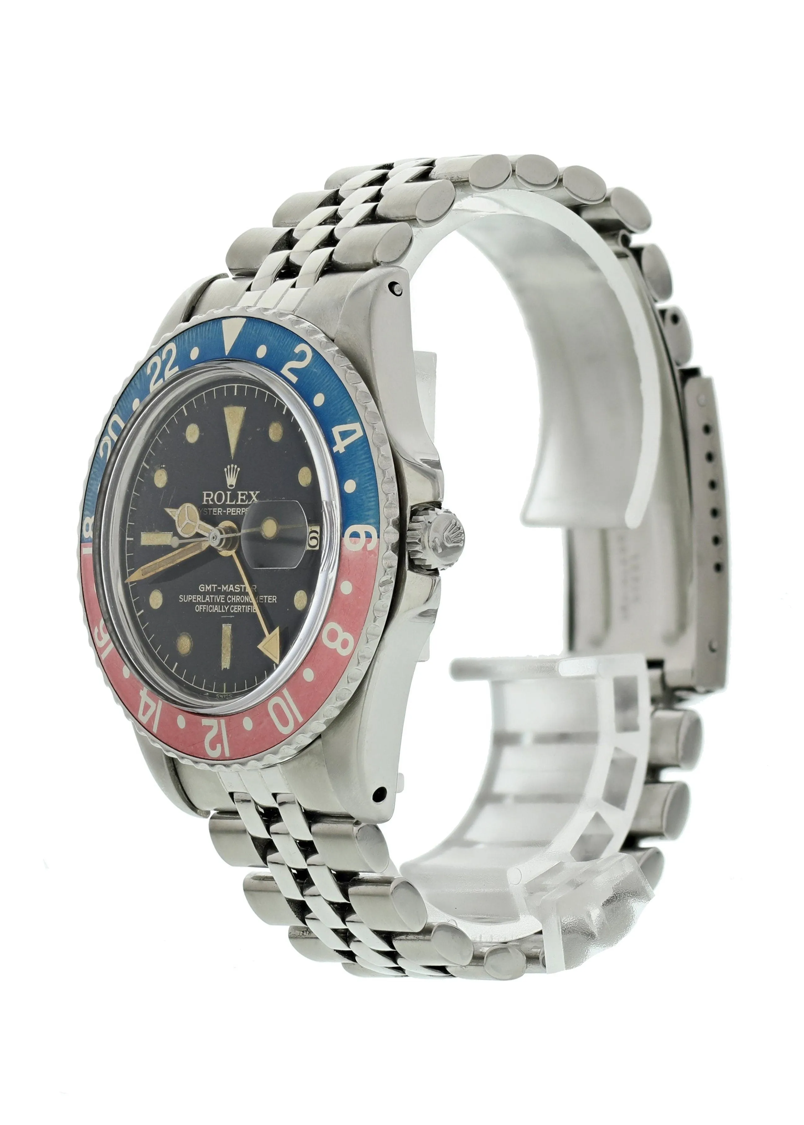 Rolex GMT Master 1675 Pepsi Bezel Mark 1 Dial Men's Watch