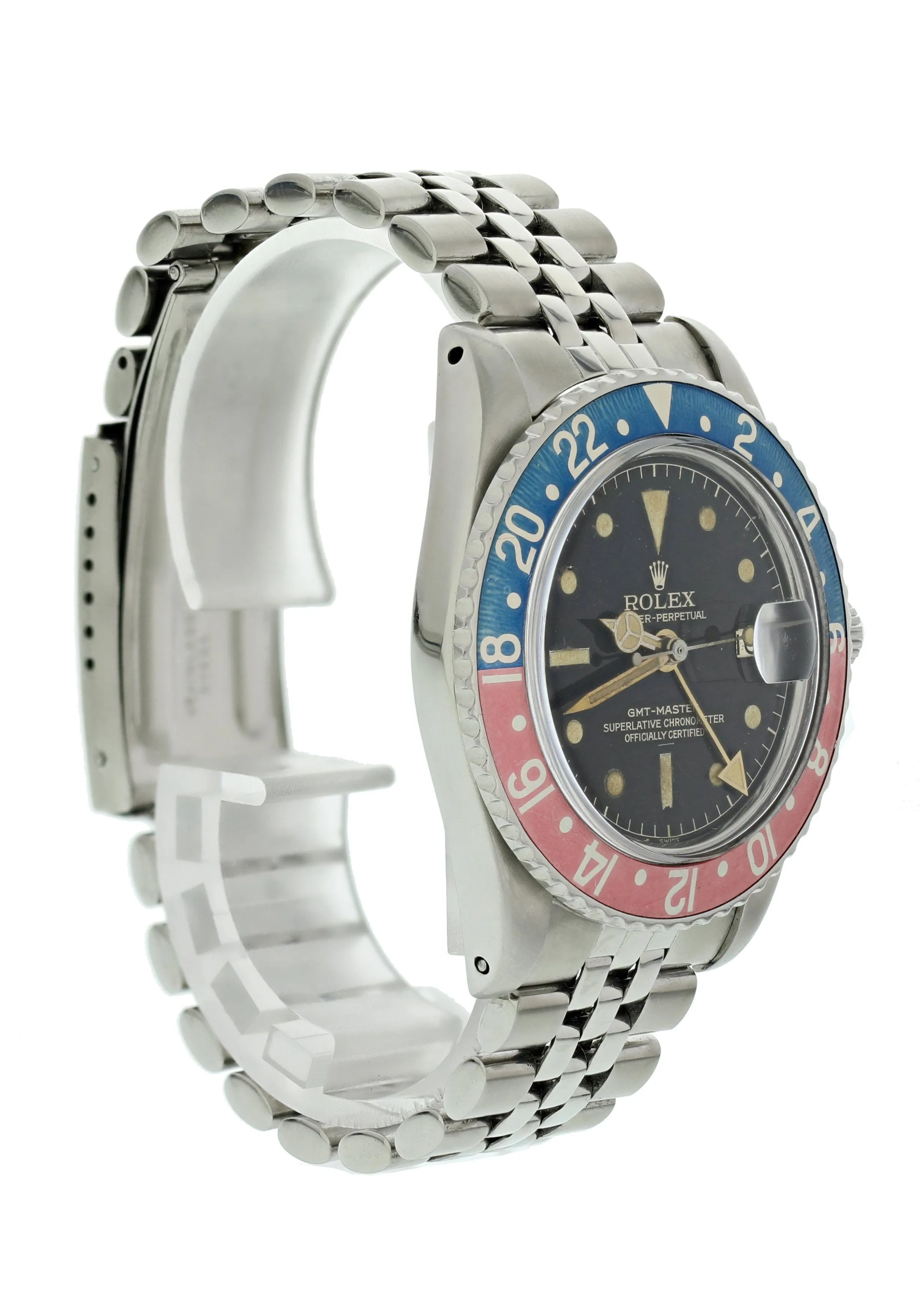 Rolex GMT Master 1675 Pepsi Bezel Mark 1 Dial Men's Watch