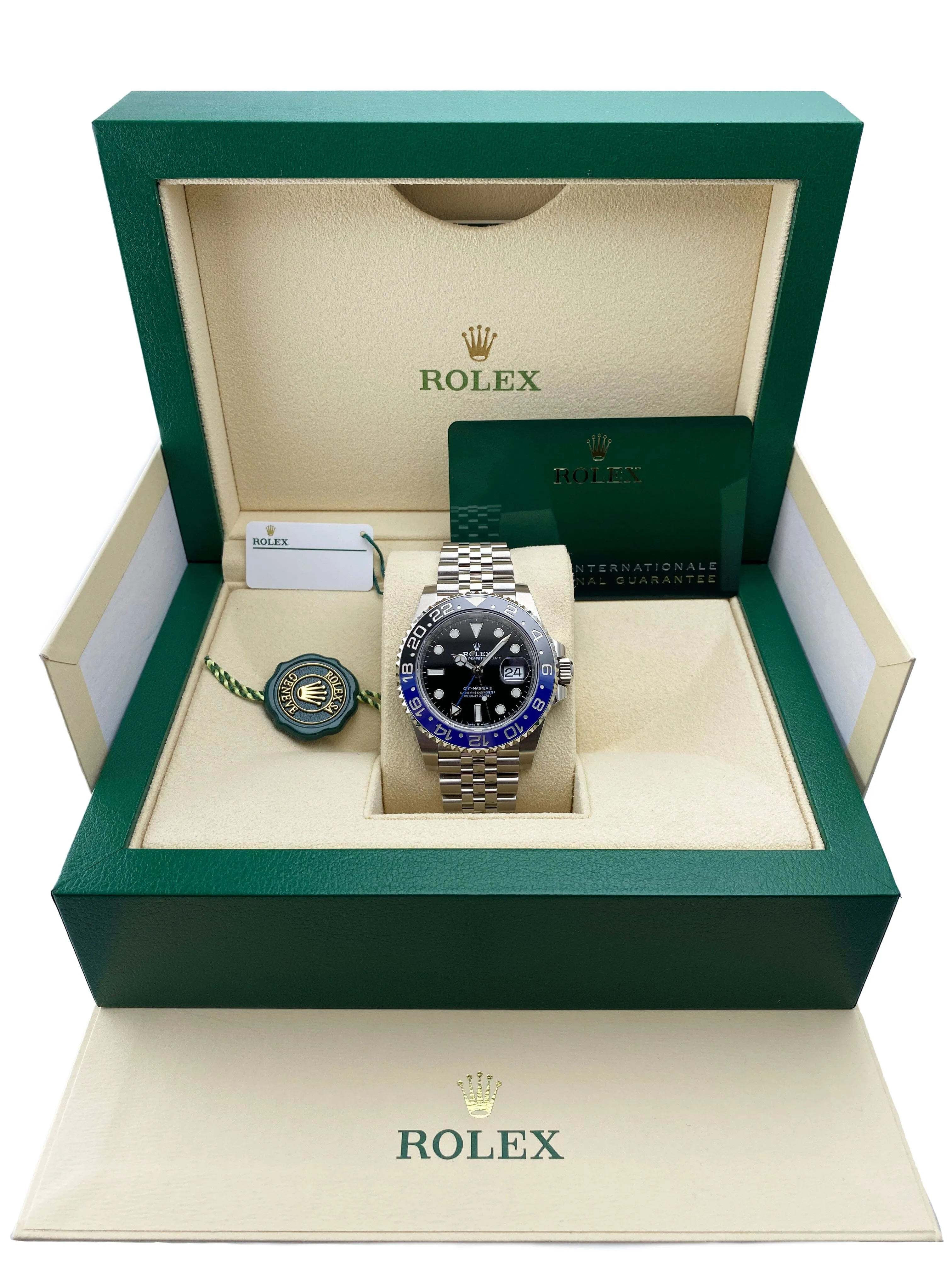 Rolex GMT-Master II 126710BLNR "Batgirl" Mens Watch Box & Papers