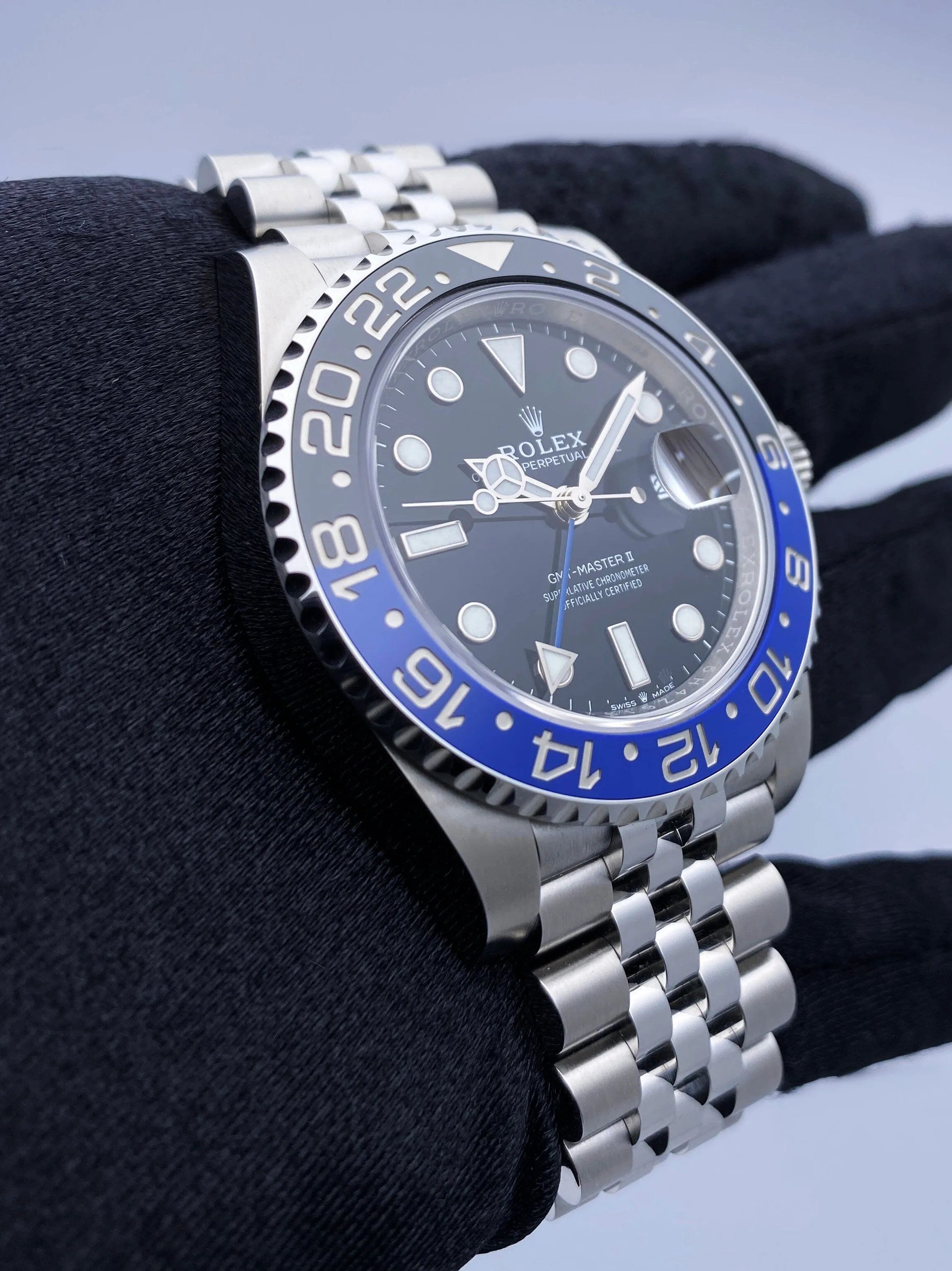 Rolex GMT-Master II 126710BLNR "Batgirl" Mens Watch Box & Papers