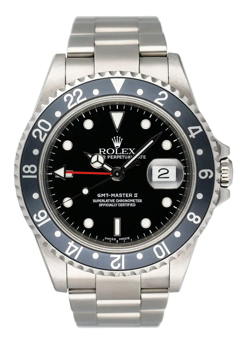 Rolex GMT-Master II 16710 "Coke" Mens Watch