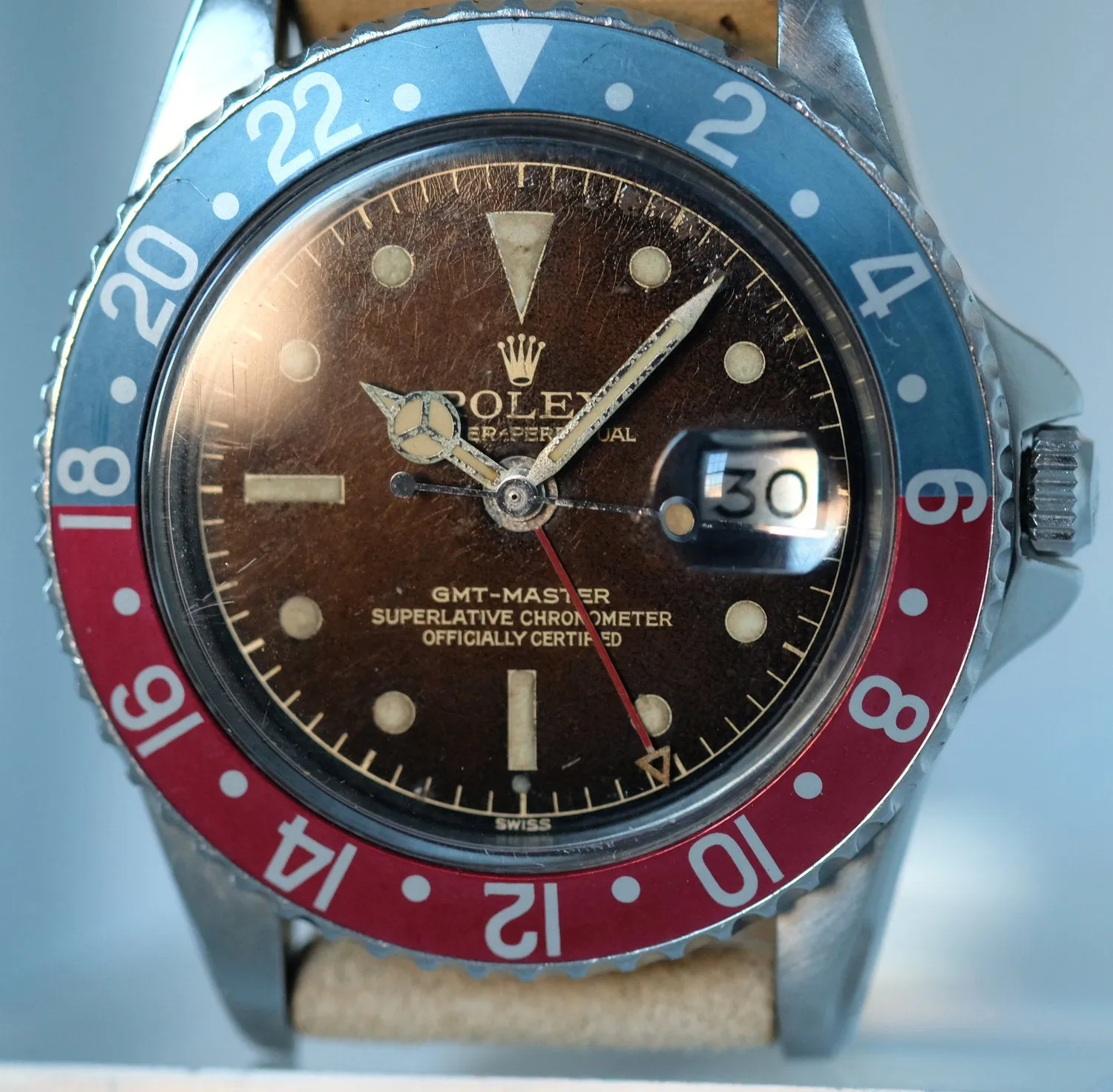 Rolex GMT Ref. 1675 PCG Exclamation Tropical