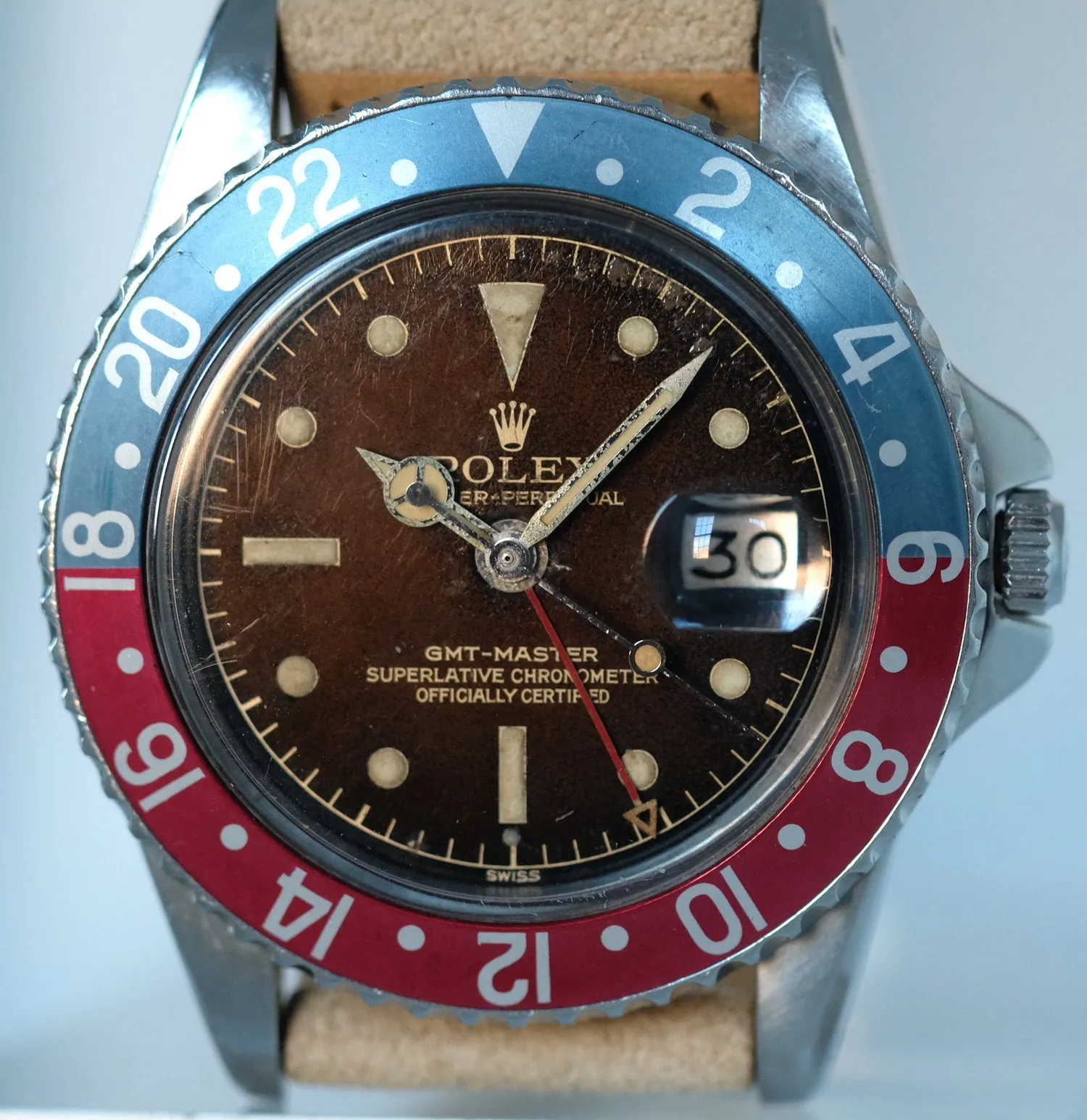 Rolex GMT Ref. 1675 PCG Exclamation Tropical
