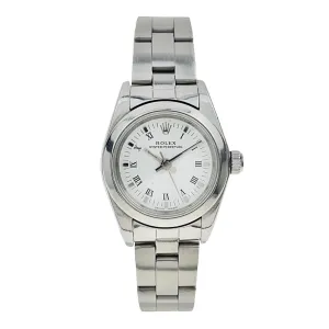 Rolex Oyster Perpetual 24 Stainless Steel White 24mm Automatic Women’s Watch