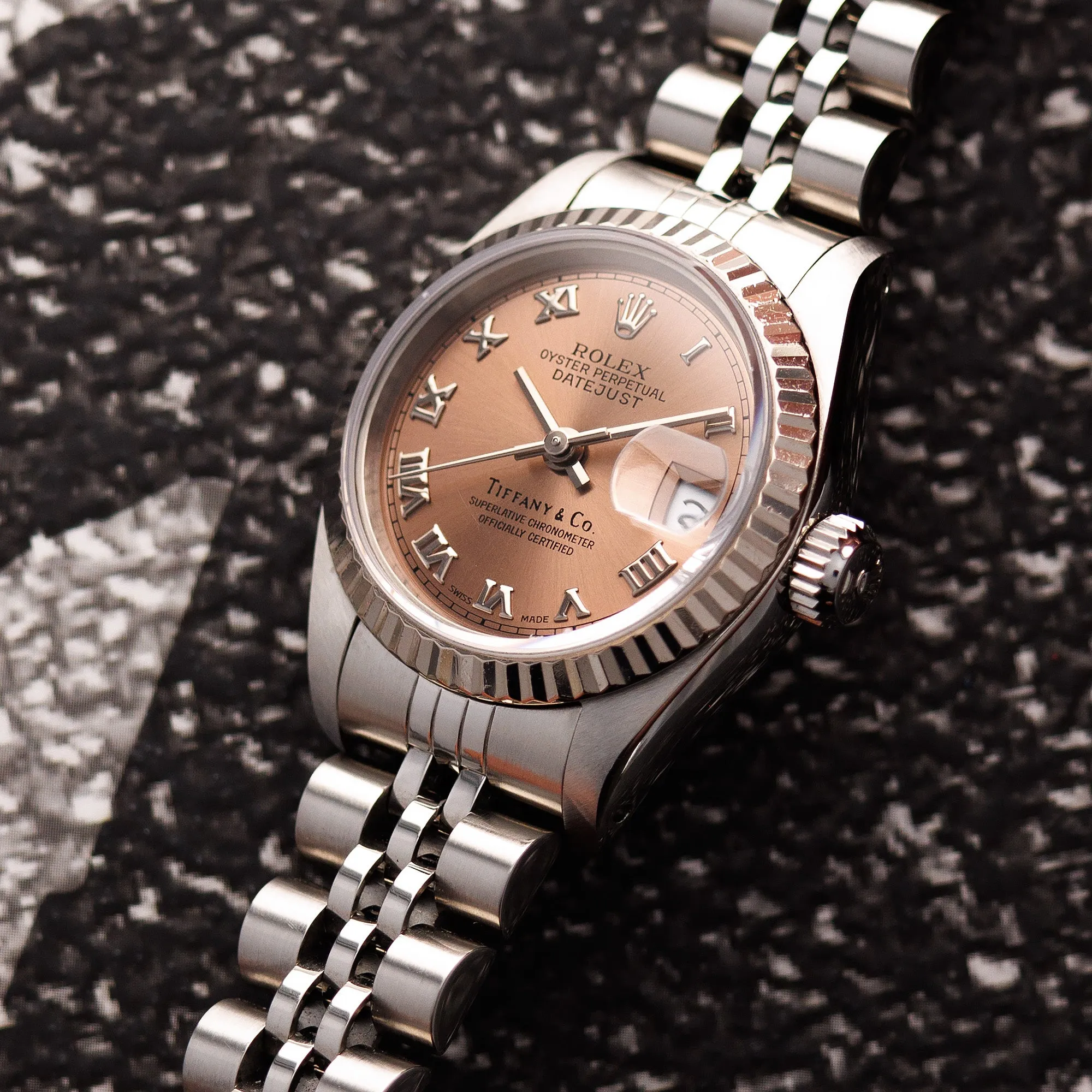 Rolex Steel Datejust Ref. 69174 Retailed by Tiffany & Co.