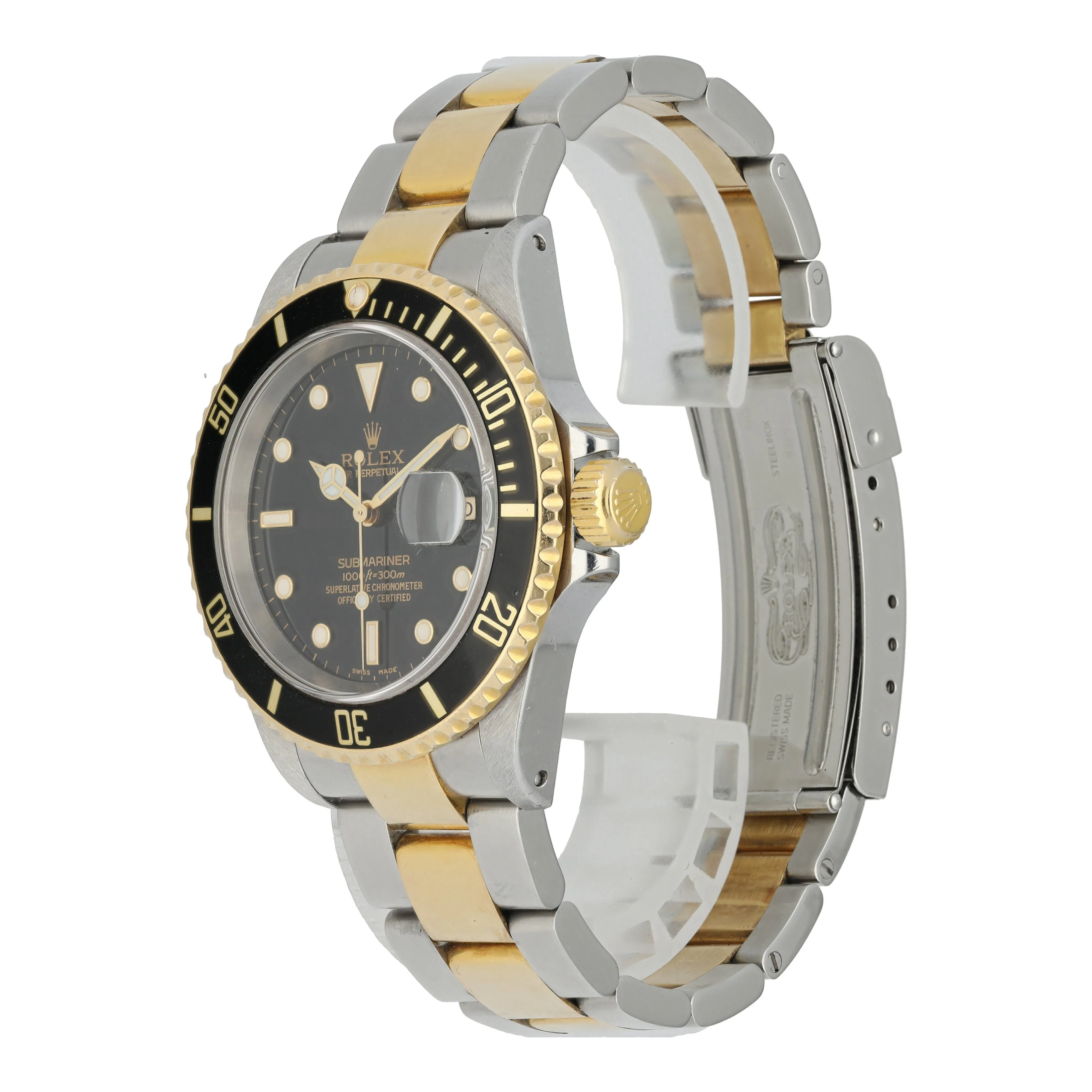 Rolex Submariner 16613 Men's Watch Box Papers
