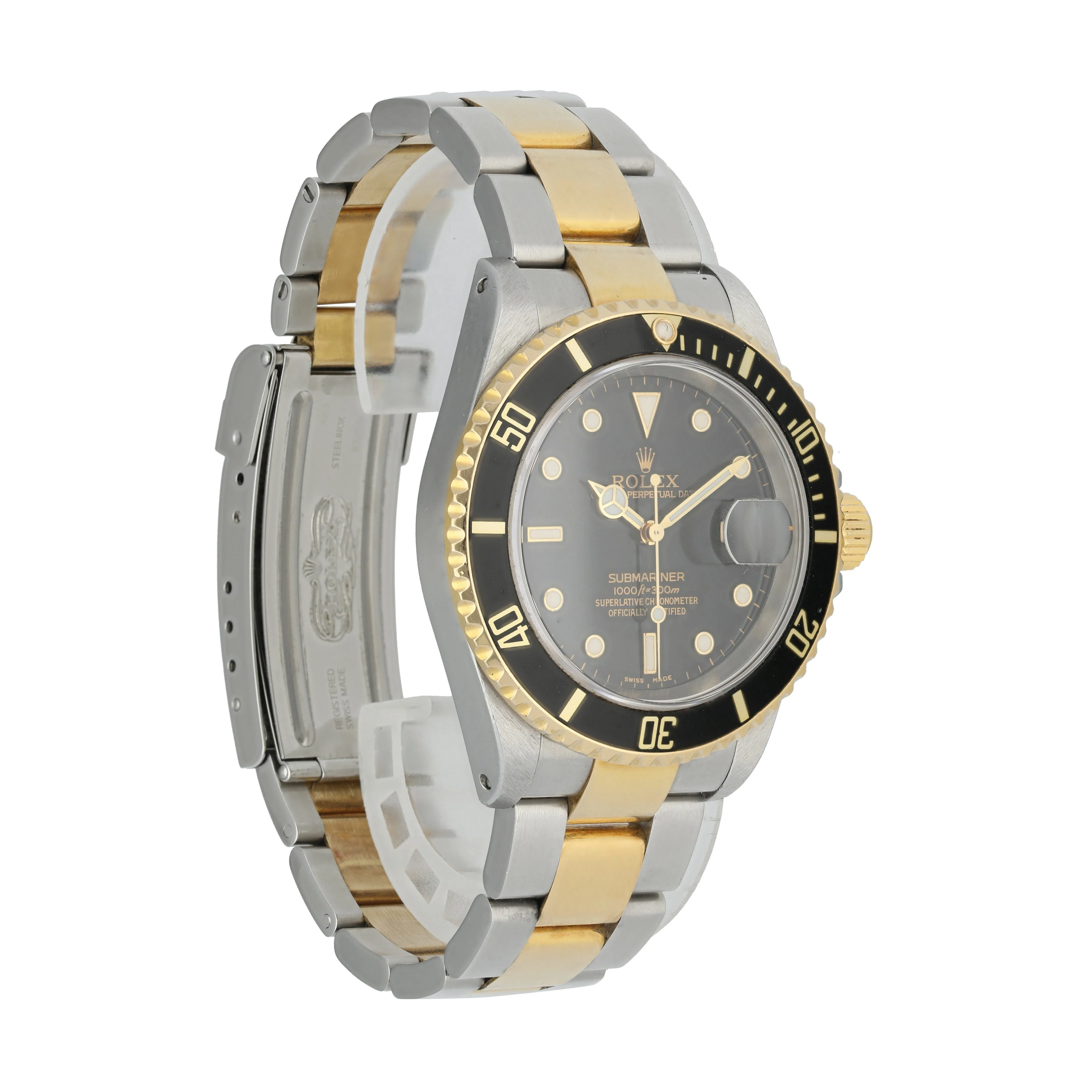 Rolex Submariner 16613 Men's Watch Box Papers